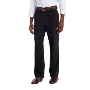 Tommy Bahama NWT “Flying Fishbone” Silk Pants Silk – Black - 33